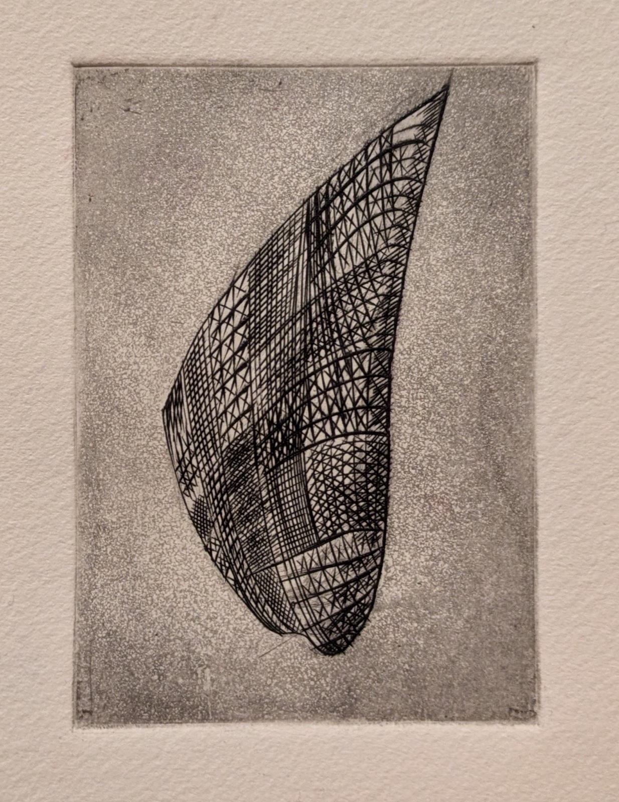 Étrave, petit format, Gravure