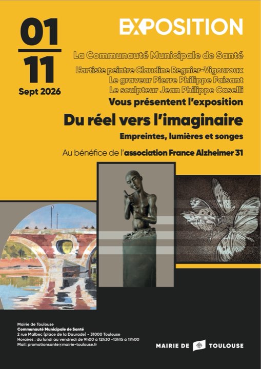 Affiche de l’exposition Du réel vers l’imaginaire