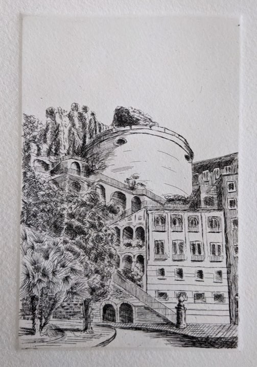 La tour Bellanda, Taille-douce